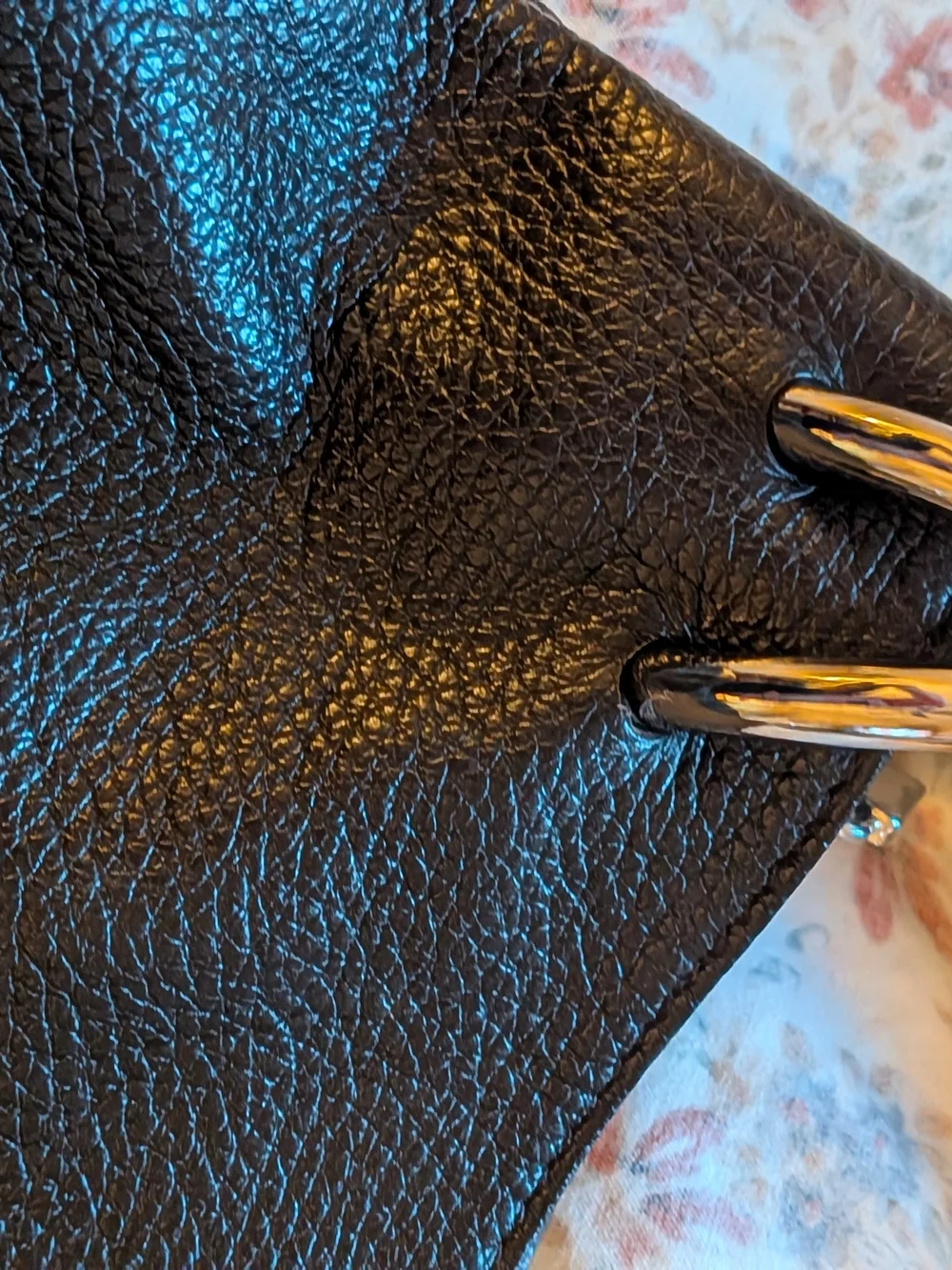 Furla Leather Shoulder Bag with Zipper